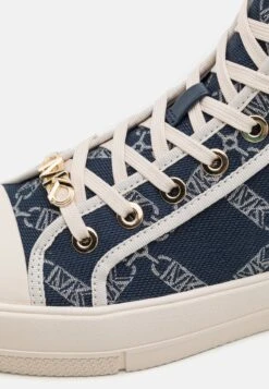 MICHAEL Michael Kors Evy- Sneakers Hoog - Navy -Farfetch Winkel dc18a20475864b529faa52f821fed0c7
