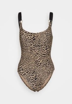 MICHAEL Michael Kors Abstract Ring U Neck One Piece - Badpak - Khaki 10 MICHAEL Michael Kors Abstract Ring U Neck One Piece - Badpak - Khaki -Farfetch Winkel dd35f96e3b5f4f6fb0d3acec571ad9f2