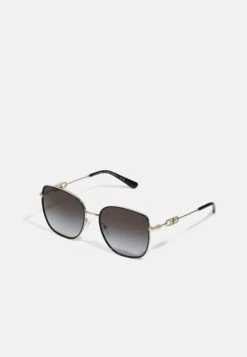 Michael Kors Empire Square- Zonnebril - Light Gold/Black