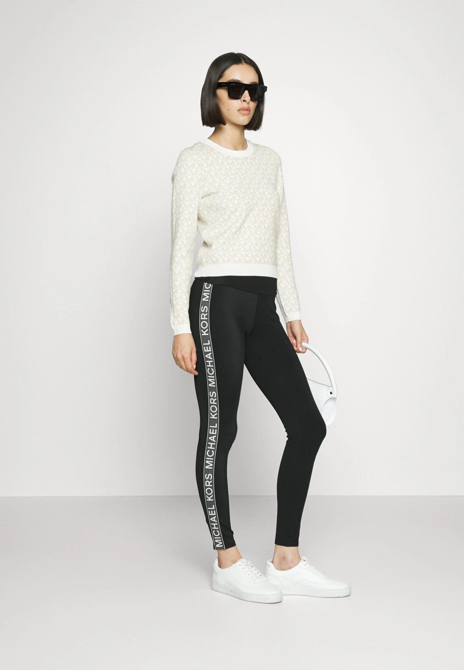 MICHAEL Michael Kors Logo Tape- Legging - Black 4 MICHAEL Michael Kors Logo Tape- Legging - Black - Afbeelding 2