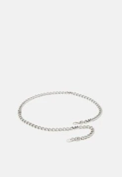MICHAEL Michael Kors Chain Belt With Enamel - Tailleriem - Silver-Coloured/Black
