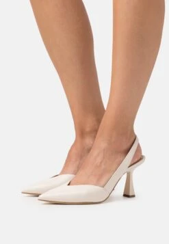 MICHAEL Michael Kors Chelsea Sling - Hoge Hakken - Light Cream