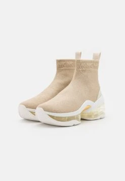 MICHAEL Michael Kors Olympia Bootie Extreme - Sneakers Hoog - Platin/ Gold Multi -Farfetch Winkel e73d2b3936e94b04aafc04d1cbae8cec