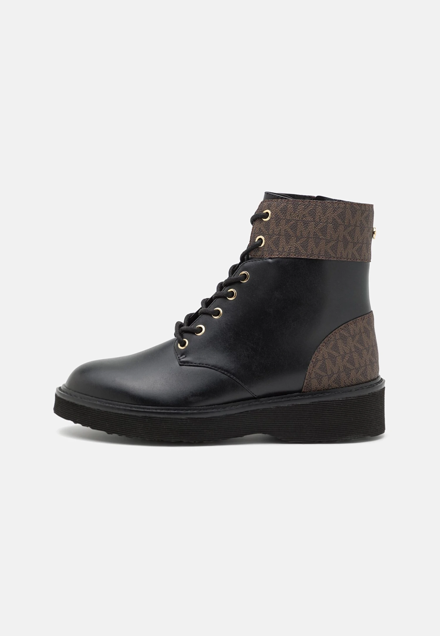MICHAEL Michael Kors Aniya Lug- Veterboots - Black/Brown 4 MICHAEL Michael Kors Aniya Lug- Veterboots - Black/Brown - Afbeelding 2