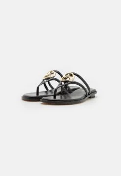 MICHAEL Michael Kors Hampton Flat - Muiltjes - Black -Farfetch Winkel e819668141874f689a0fd872dfade252