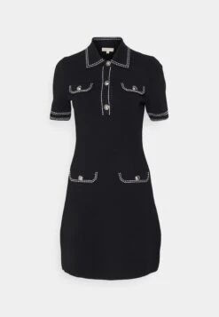 MICHAEL Michael Kors Eco Pop Button - Gebreide Jurk - Black 12 MICHAEL Michael Kors Eco Pop Button - Gebreide Jurk - Black -Farfetch Winkel e9b31a4438b74cf6a63e80a25af9b61b