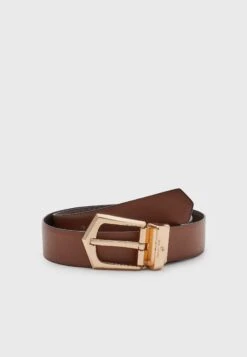 MICHAEL Michael Kors Reversible Belt - Riem - Brown/Gold-Coloured -Farfetch Winkel ea220b44698b4b919d5279bf576bcbdb