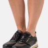 MICHAEL Michael Kors Allie Stride Trainer - Sneakers Laag - Black/Brown