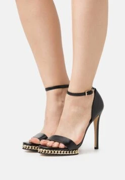 MICHAEL Michael Kors Jordyn Chain Platform - Sandalen Met Plateauzool - Black