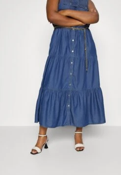 MICHAEL Michael Kors Chambray Tiered Ankle - Blousejurk - Blue 11 MICHAEL Michael Kors Chambray Tiered Ankle - Blousejurk - Blue -Farfetch Winkel f973fbdb7b7b49758c58e4c77009efbc